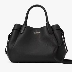New with Tags Kate Spade New York Black Satchel with Gold Accents